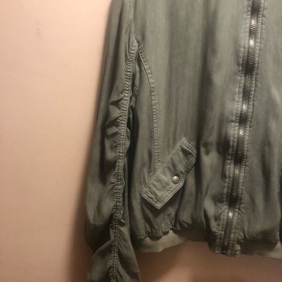 Free People ruched bomber jacket - Picture 7 of 8